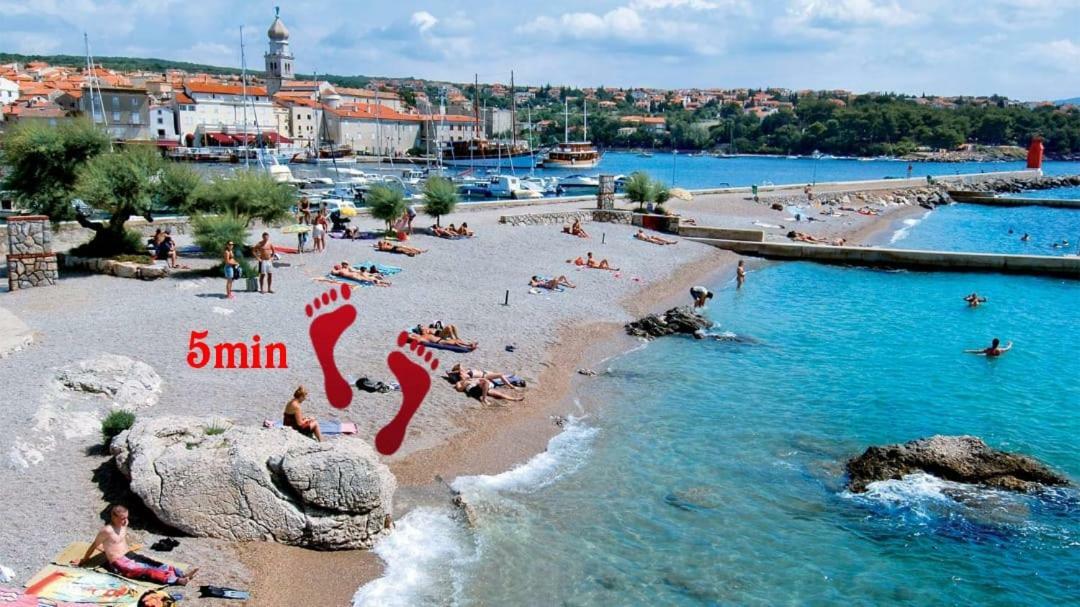 Apartman Jezevac Крк Экстерьер фото